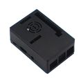 Черный увеличенный пластиковый ABS Корпус для Raspberry Pi 3B и Pi 3B+, для установки вентилятора или 3.5" сенсорного экрана