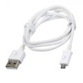 Белый Micro USB кабель для Raspberry Pi 3, 1 м, шнур питания